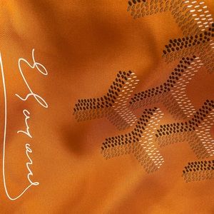 Goyard silk scarf